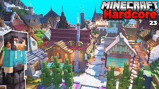 I Built a CITY in Hardcore Minecraft Survival Tour (#1)