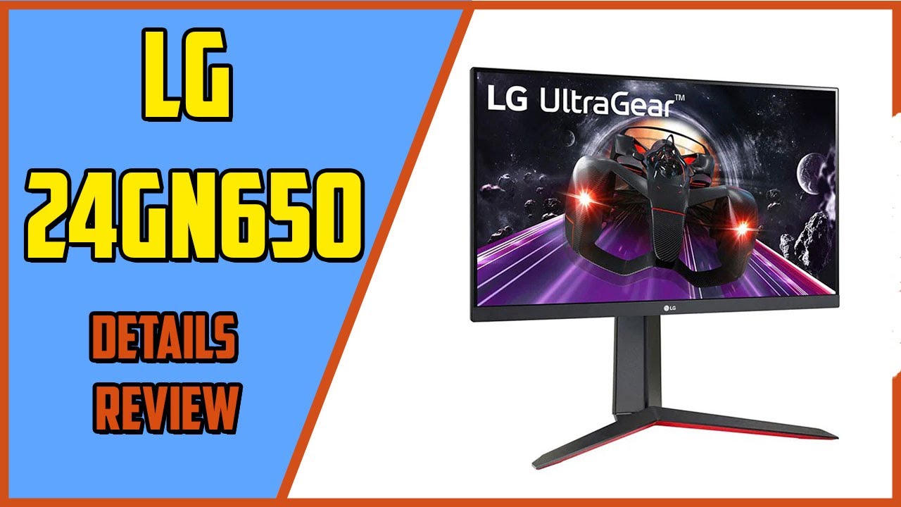 ⏬LG 24GN650-B 24” Ultragear Gaming Monitor Review - Best