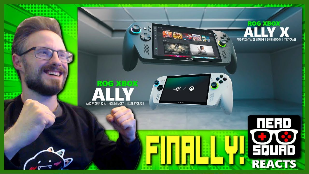 XBOX HANDHELD REACTION (Xbox Game Showcase 2025) - Nerd Squad Reacts