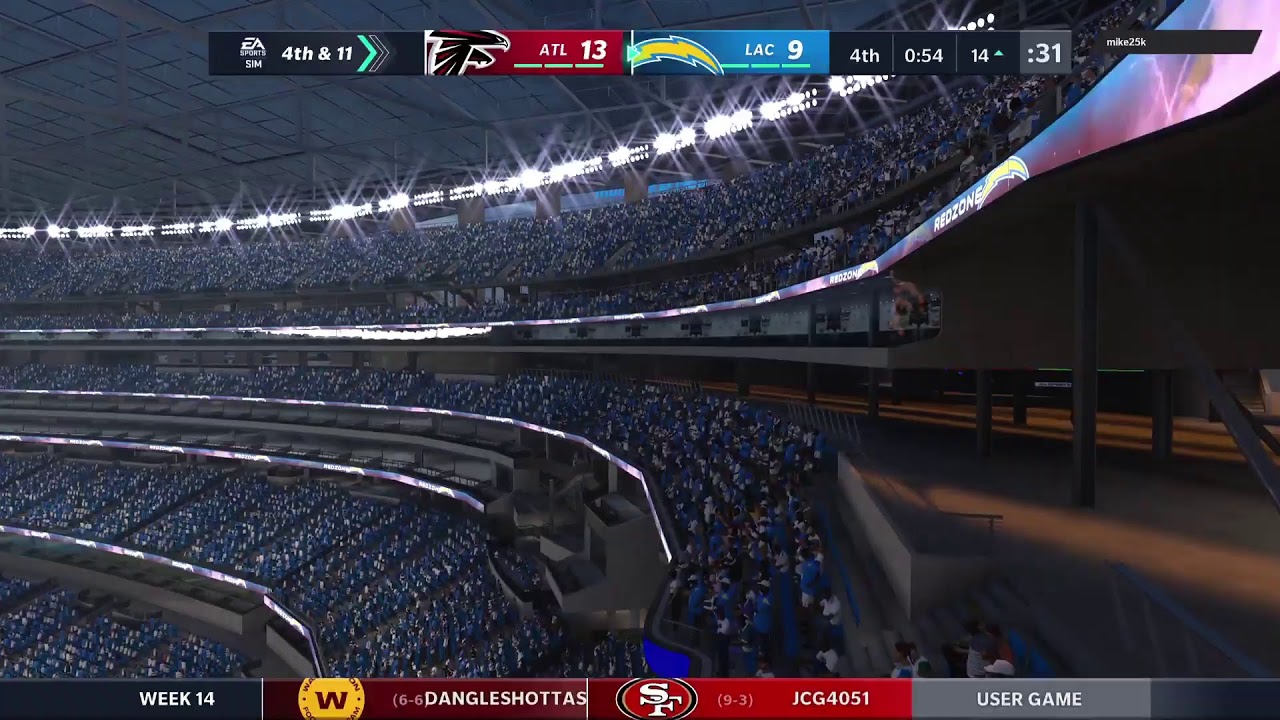 Chargers vs falcons RFL CFM League - YouTube