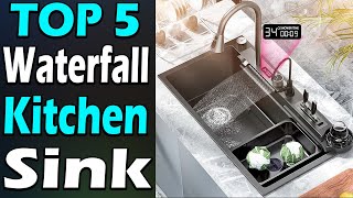 TOP 5 Best Waterfall Kitchen Sink Review In 2023