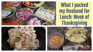 What&#39;s For Lunch?: Week of Thanksgiving