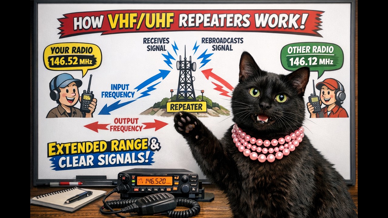 Hum Repetitor VHF/UHF HAM RADIO REPEATERS EXPLAINED FOR NEW HAMS! - YouTube