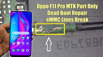 Oppo F11 Pro Dead Boot Repair MTK Port Only eMMC Lines Break