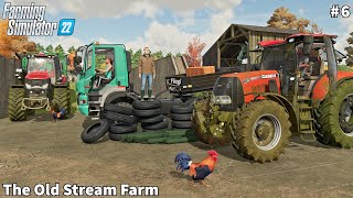 Corn Silage Harvesting, Spreading Manure│The Old Stream│FS 22│Timelapse#6