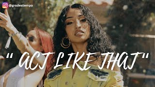 (FREE) SHENSEEA TYPE BEAT {2024} "ACT LIKE THAT" #dance #jamaica #reggae