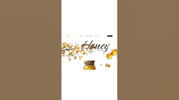 Honey shop Website / 3D animation / Figma /Dora #design #webdesign #website