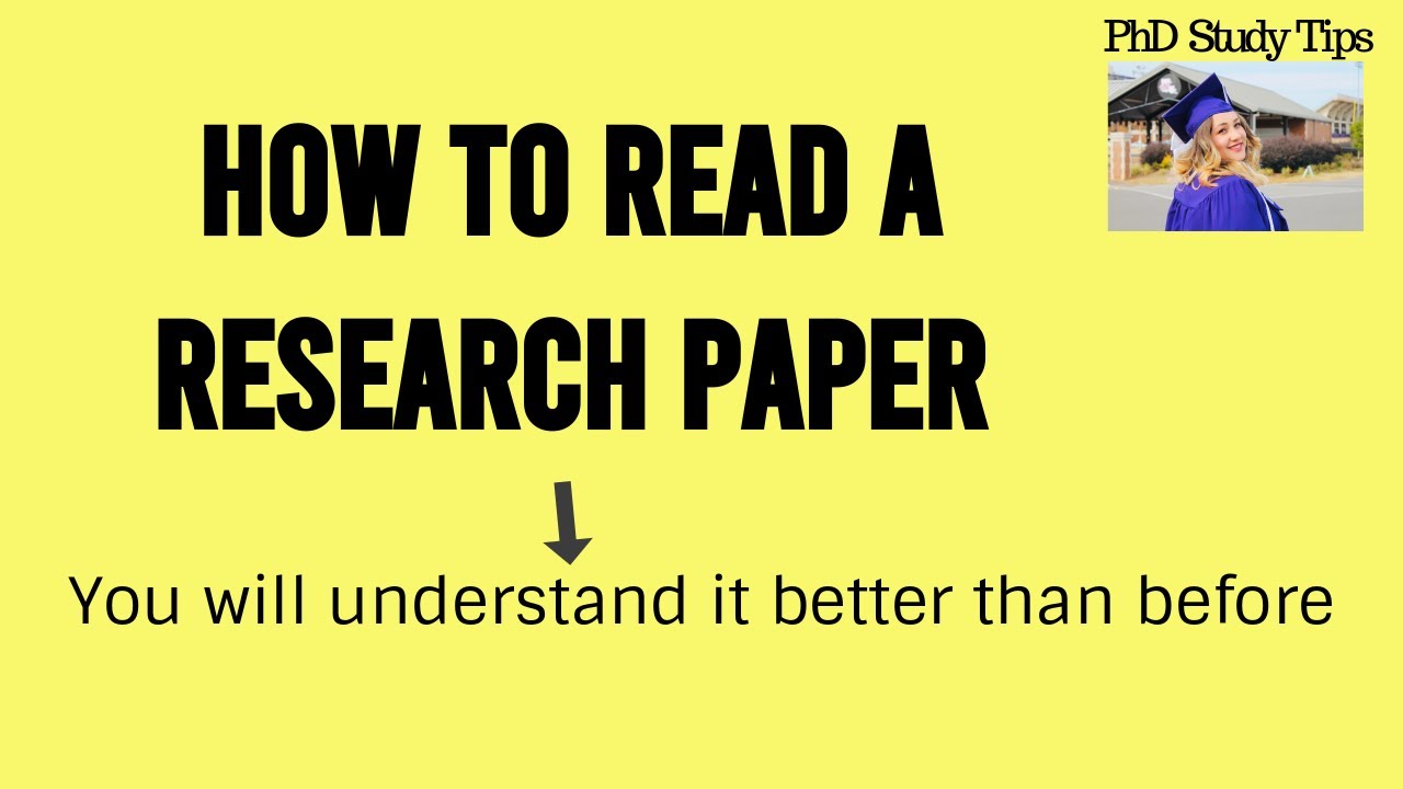 how to get better at reading research papers