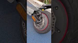 Pov:You have an escooter😃 #zwheelescooter #foldingscooter #escooter #electric #scooterride