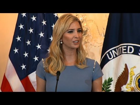 Ivanka Trump urges action on human trafficking