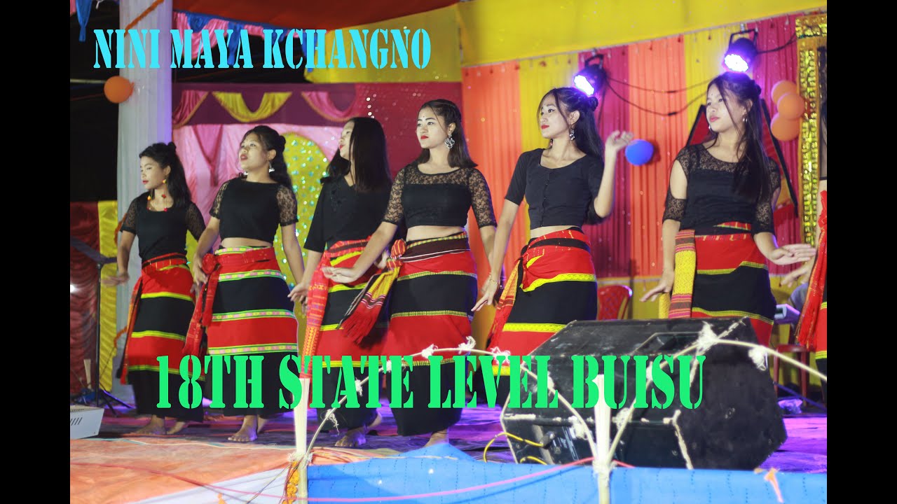 Nini Maya Kchangno   18th State Level Buisu Festival 2019 Dance Cover