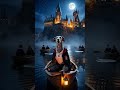 Bruno Goes to Hogwarts 🐶⚡ | Part 1. #funnydogshorts #aidog #greyhound #hogwarts #harrypotter