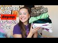 VINTAGE, EBAY & DEPOP HAUL (how to find the best stuff) | Oliviagrace