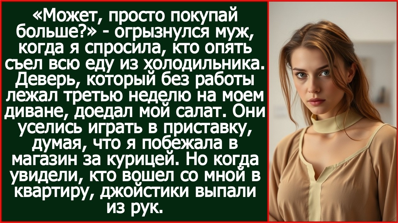 Может, просто покупай больше? Огрызнулся муж, когда я опять увидела пустой холодильник.