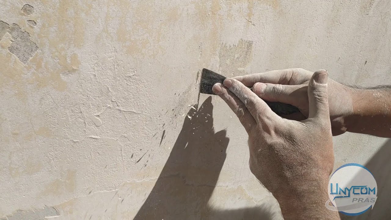 Como QUITAR PINTURA de una pared facil y sin gastar 