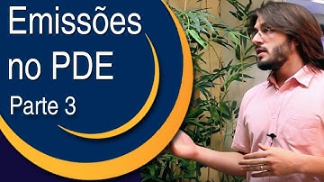 Emissões no PDE: Resultados (parte 3/3)