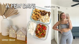 A few days in my life! | Healthy meal inspiration, grocery shopping, & decorating for Christmas!