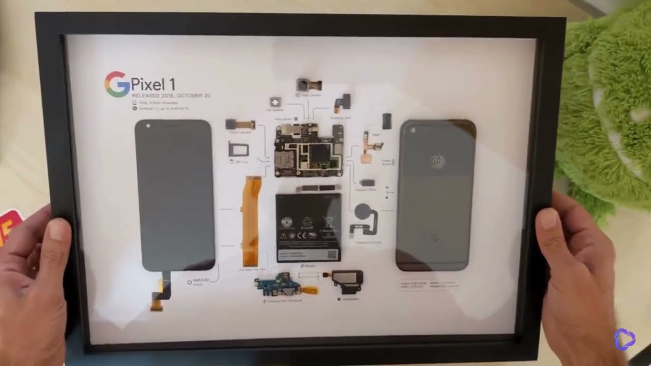 Распаковка потрясающего Google Pixel 1 в рамке! 😍 Технологическое искусство GRID Studio!