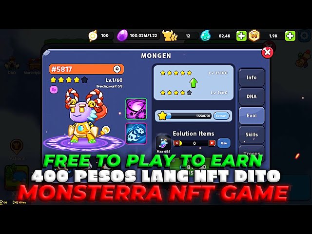 FREE TO PLAY TO EARN - Bagong NFT game na Pinaghalong Axie and COC