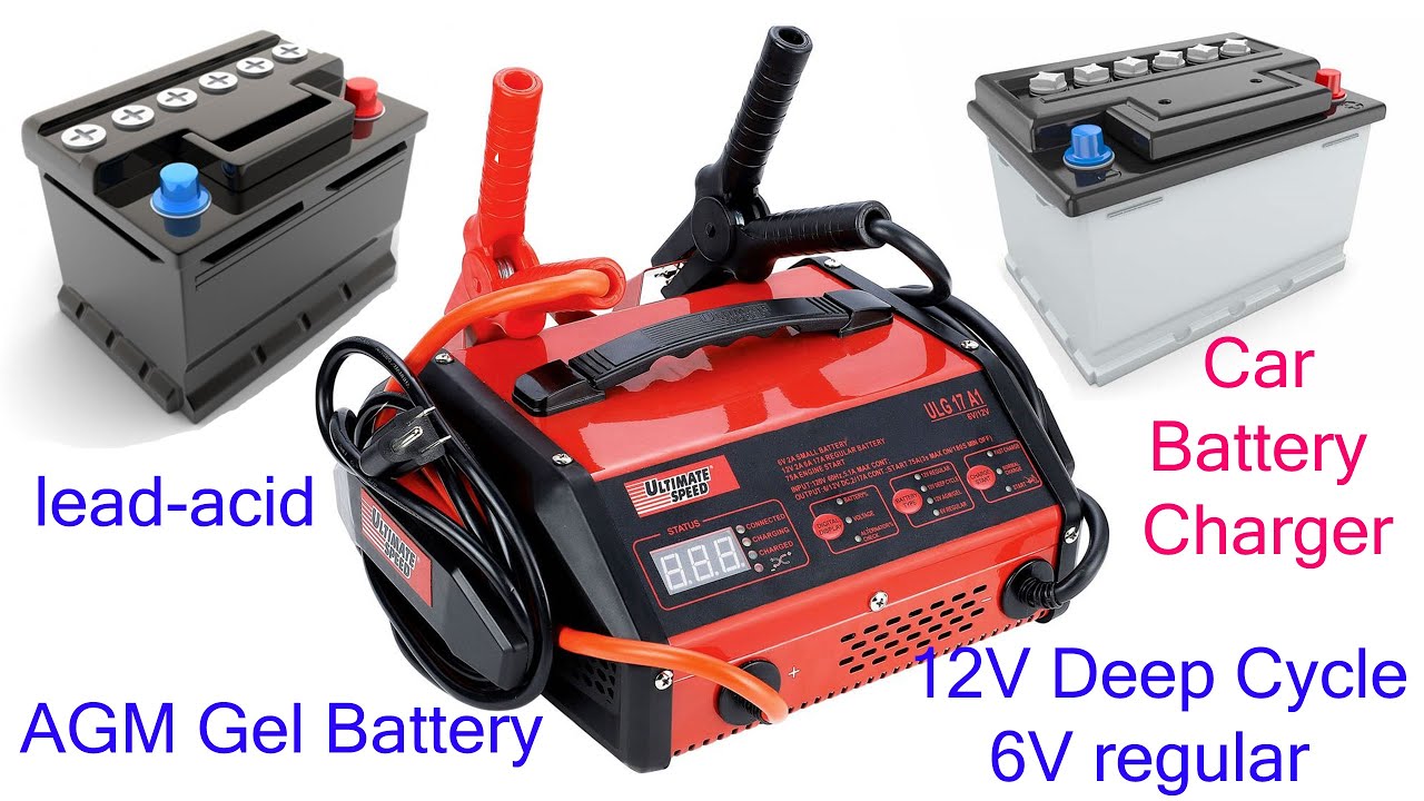 Ultimate Speed Car Battery Charger and Jump Starter 