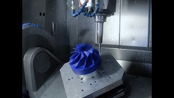Blue Wax Impeller 5-Axis Hermle