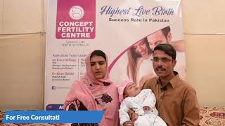 IVF Successful Patient | Mr. & Mrs. Jalil Ahmed | Australian Concept Fertility Centre Karachi