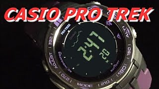 CASIO PRO TREK カシオプロトレック ソーラー電波腕時計 PRW-3100-6JF
