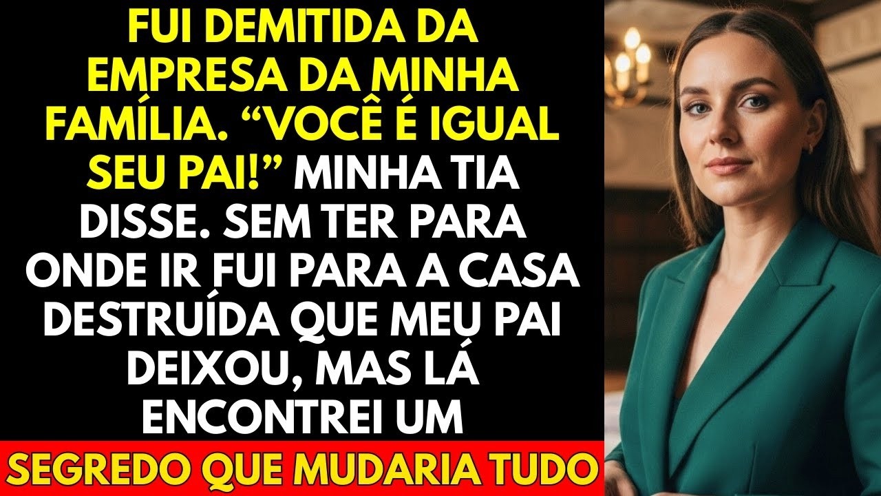 Fui Demitida Da Empresa Da Minha Família “Você é Igual Seu Pai” Minha Tia Disse