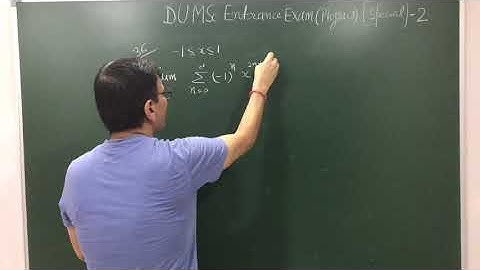 DU MSc Physics Entrance Exam ( Special -2 )