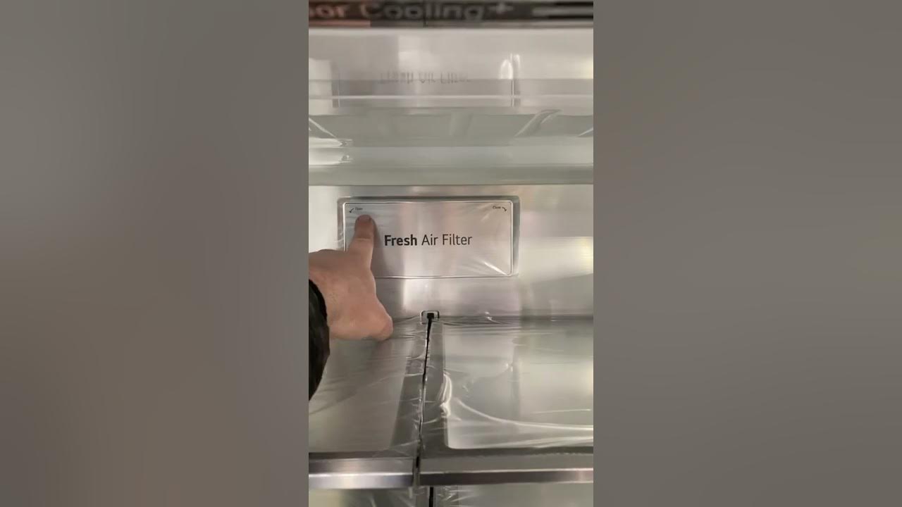 How to Replace or Clean Your LG Fridge Air Filter YouTube