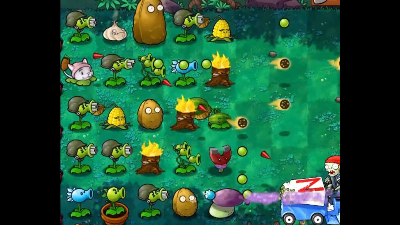 Plants vs Zombies The battle of the champion plant combination! Which