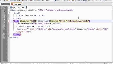 Using HTML5 Microdata (Part 2)