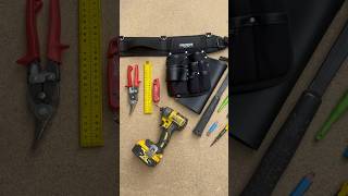 Lightweight & organised tool belt 🤝 #carpenter #carpentry #construction #tools #toolbelt