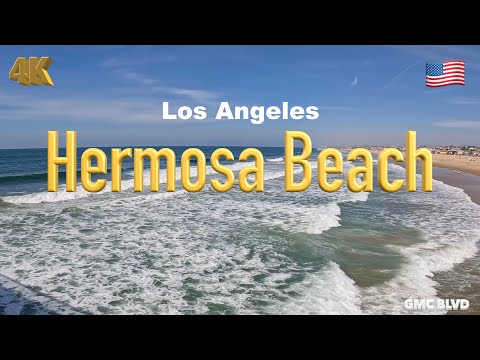 [4K] Los Angeles 🇺🇸, Hermosa Beach Pier - California USA | Walk