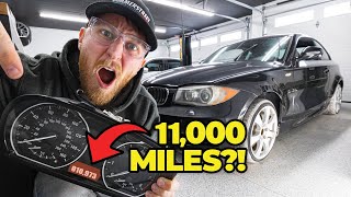 Can I REVIVE a Flooded BMW 135i after 8 YEARS in a Junkyard!