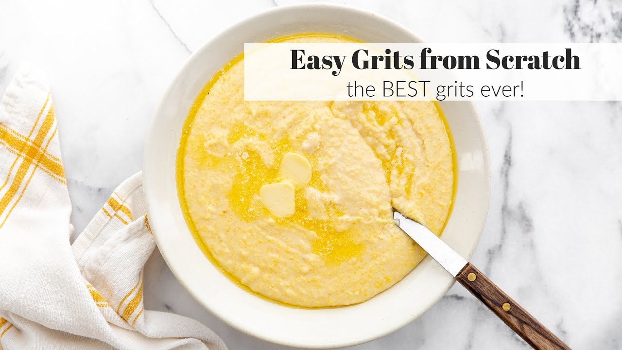 Easy Grits from Scratch (the BEST grits!!)