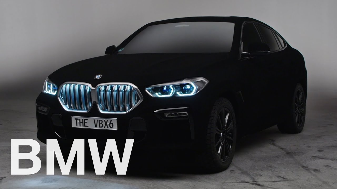 The all-new BMW X6 Series in Vantablack. 