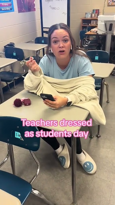 Teachers Dress As Students Day 😭 #shorts