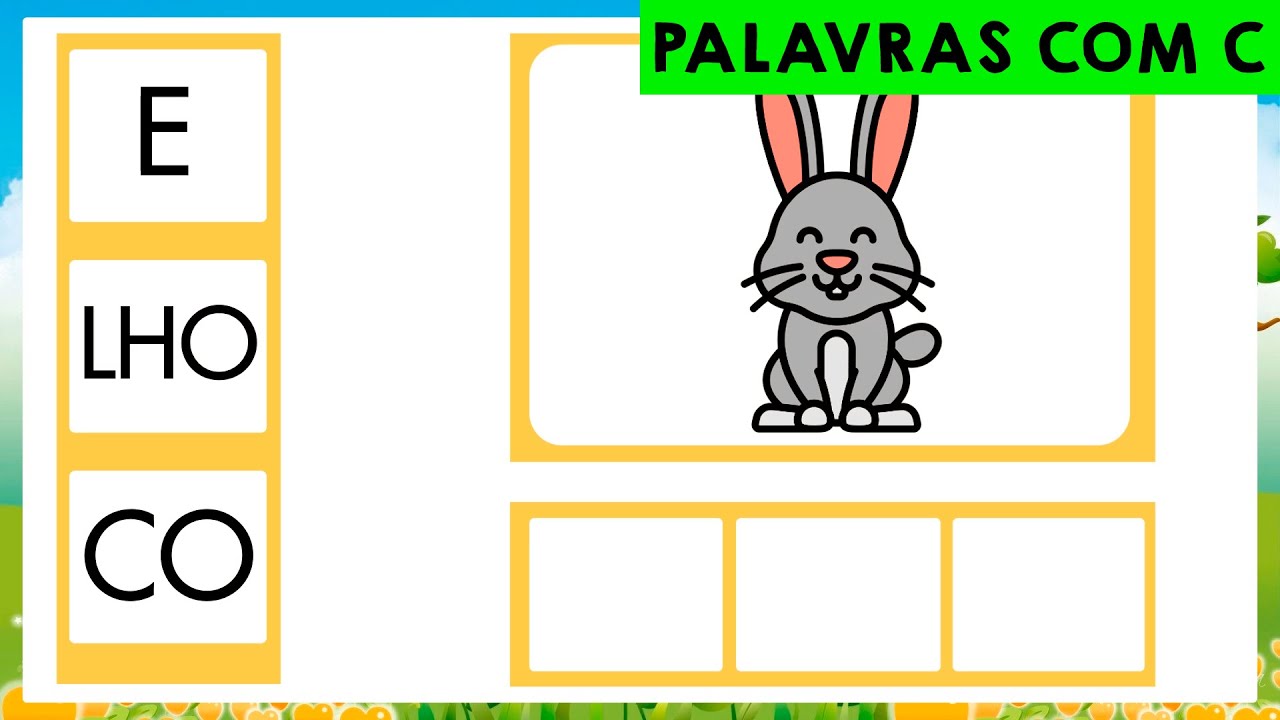 Série aprendendo a ler e escrever: LETRA C | PALAVRAS - LETRAS ...