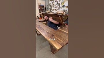 Convertible Dining Table #furnituremaker #woodworking #maker #diy #maker #design #furnituredesign