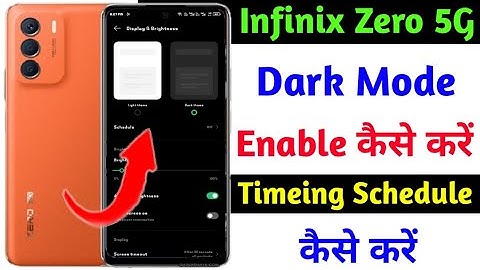 infinix zero dark mode setting on kaise kare | how to use dark mode on infinix zero