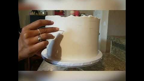 How to decorate a buttercream Birch Tree Cake