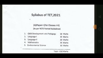 Assam TET syllabus 2021।। Assam TET LP syllabus 2021/22 download