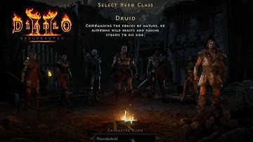 Diablo 2 Resurrected - DRUID Alpha gameplay - Den of Evil - Ultrawide 3440x1440 144hz - RTX 3080