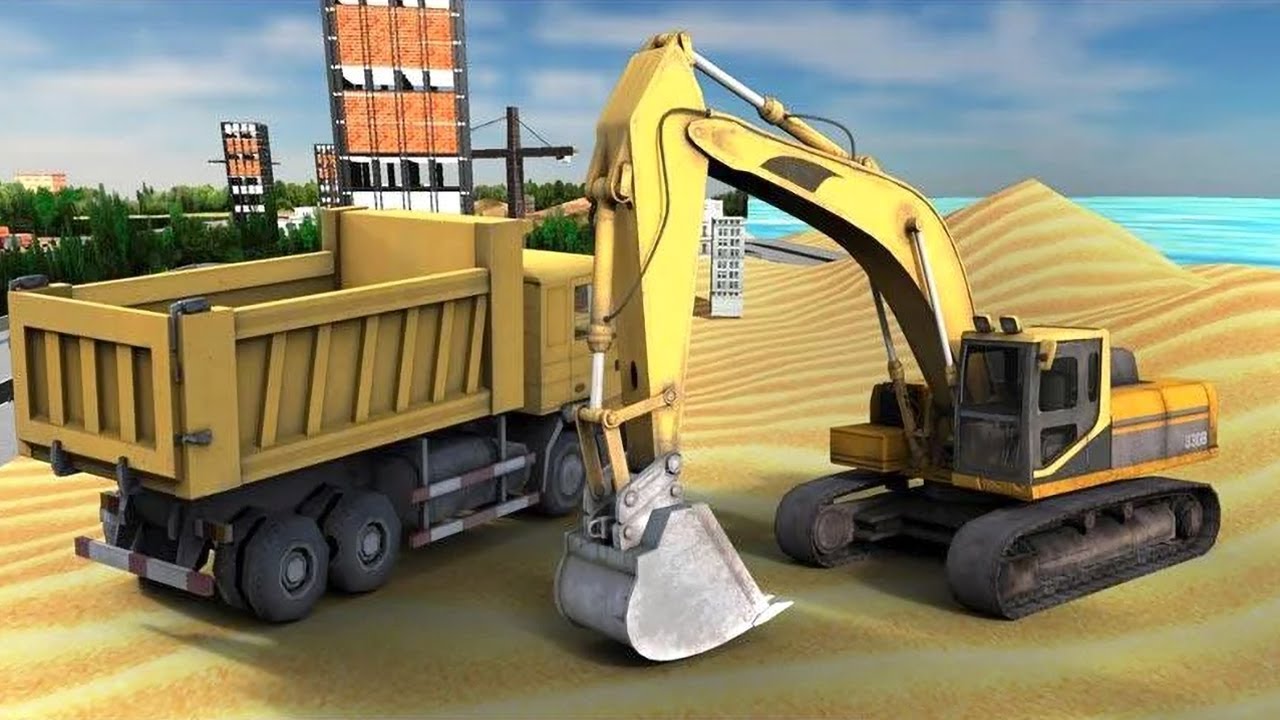Sand Excavator Simulator 3D (by 3Dee Space) Android Gameplay [HD] YouTube