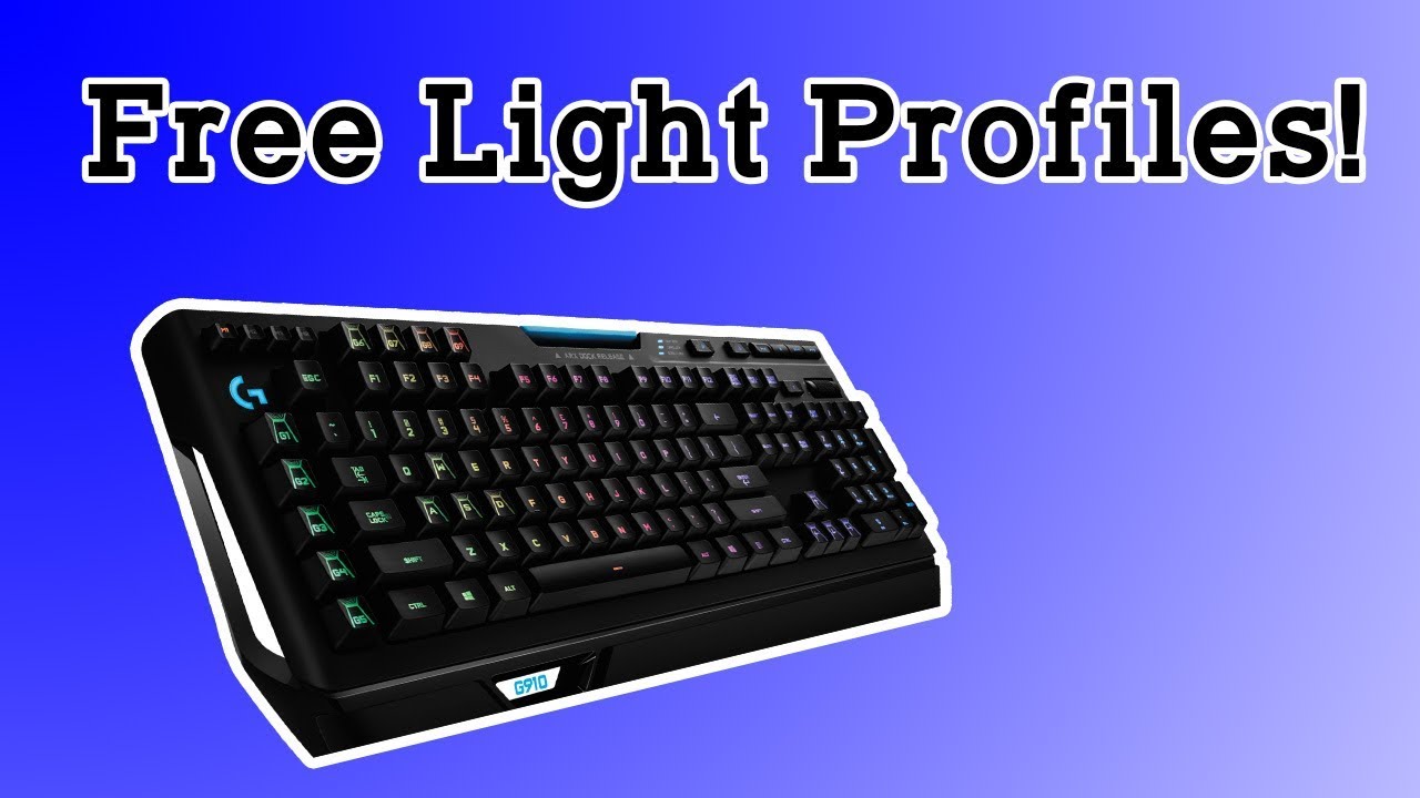 How Custom Light Profiles/Patterns For Logitech Keyboard (OUTDATED) -