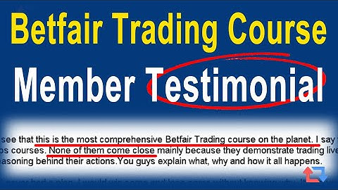 Another Betfair Scalping Profits Testimonial