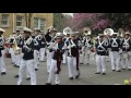 The Virginia Tech Highty-Tighties march in the Savannah St. Patrick's Day Parade