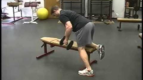 Dumbbell Bentover Row Eccentric