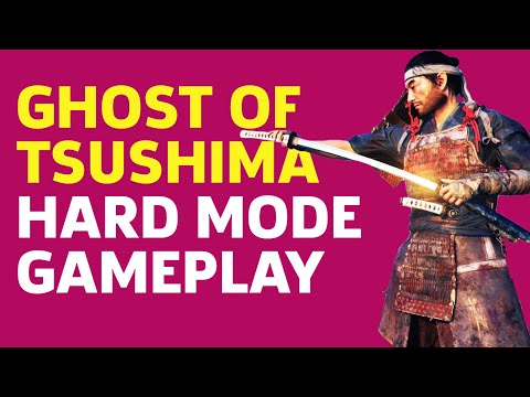 Ghost of Tsushima - Hard Mode No Techniques Gameplay